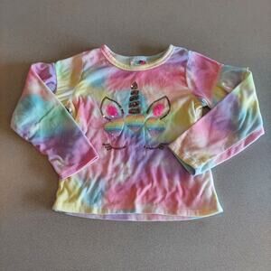 Bmagical by Btween Tie-Dye Shirt Size 7 Multicolor Butterfly Long Sleeve Tee